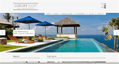Desktop Screenshot of luxurysight.com
